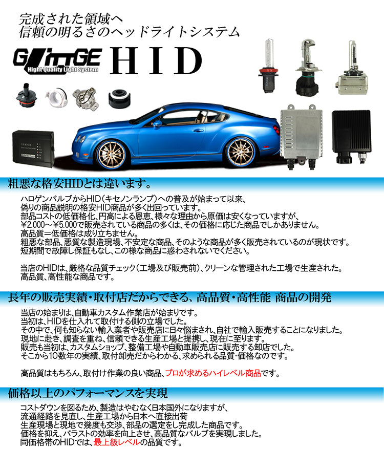 HID (H13) Hi/Lowコントロールハーネス 標準装備切替リレーハーネス 電源安定