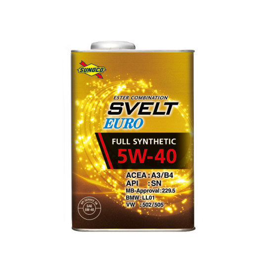 SUNOCO OIL NEW Svelt Euro 5W40 エンジンオイル 1L