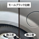 モールブラックUV 黒樹脂復活剤【マイクロファイバークロス2枚・手袋付き】