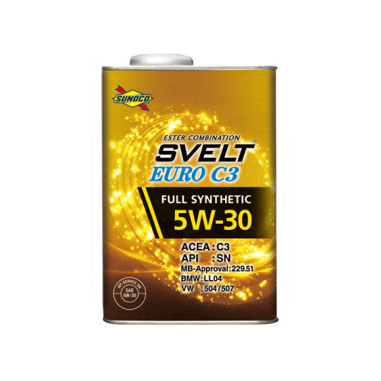 SUNOCO OIL NEW Svelt Euro c3 5W30 エンジンオイル 1L